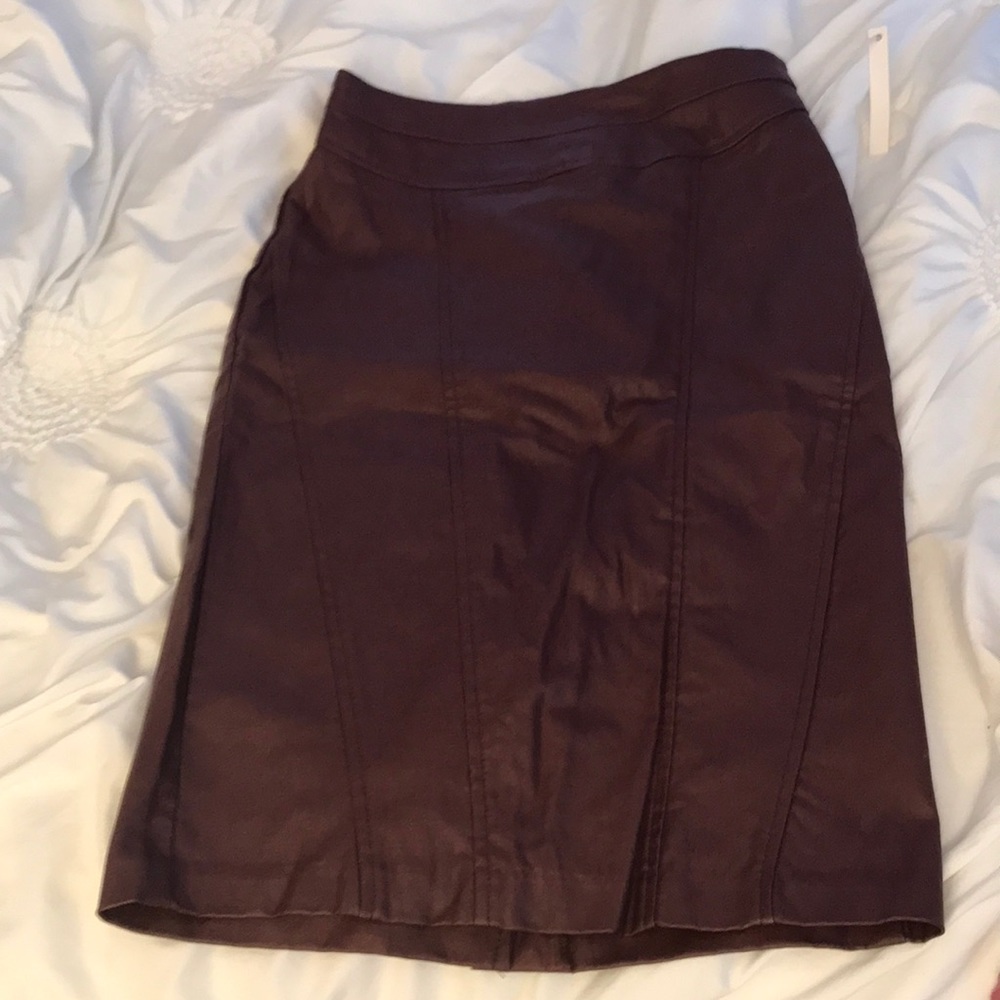 Knee length skirt